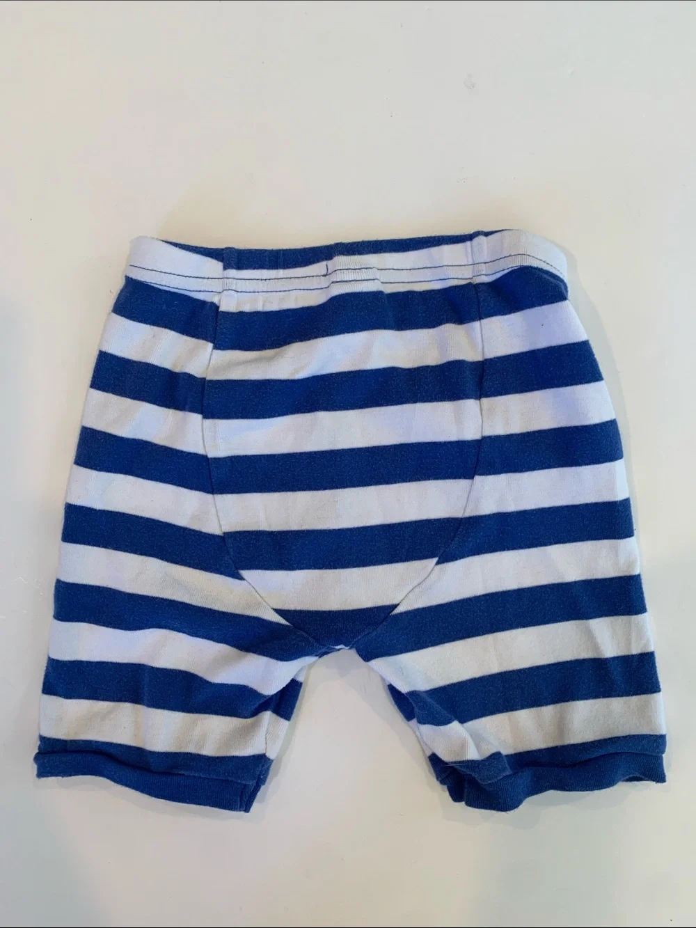 Leveret Boys Size 5T Blue and White Striped 100% Cotton Pajama Shorts Bottoms
